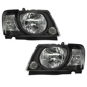 Black Smoked Pair Headlights Fit For Nissan Patrol GU Series GU4 Y61 10/2004-2016 HL-NS004 - Machter