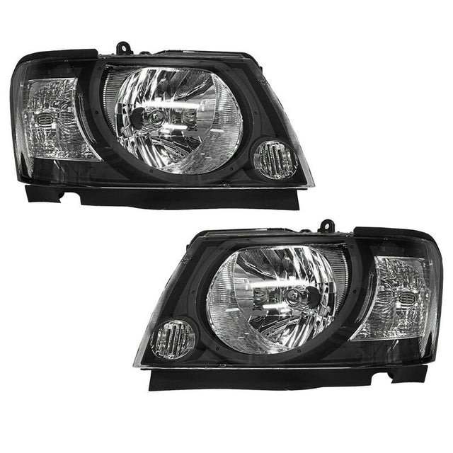 Black Smoked Pair Headlights Fit For Nissan Patrol GU Series GU4 Y61 10/2004-2016 HL-NS004 - Machter