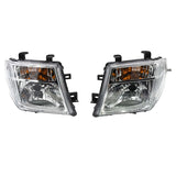 Pair Head Light Lamp Fit For Nissan Navara D40 D40T MNT Thai Built 2008-2014 HL-NS009 - Machter