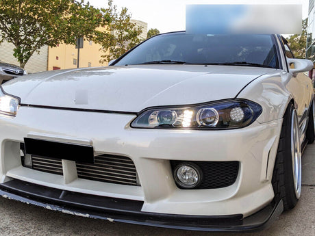 COPLUS Dual LED Projector Head Lights With LED Indicators Fit For Nissan 200SX S15 Silvia 1999-2002 HL-NS024LS - Machter