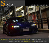 COPLUS Dual LED Projector Head Lights With LED Indicators Fit For Nissan 200SX S15 Silvia 1999-2002 HL-NS024LS - Machter
