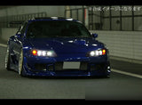 COPLUS Dual LED Projector Head Lights With LED Indicators Fit For Nissan 200SX S15 Silvia 1999-2002 HL-NS024LS - Machter