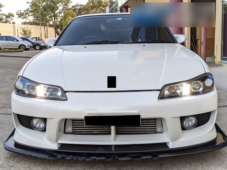 COPLUS Dual LED Projector Head Lights With LED Indicators Fit For Nissan 200SX S15 Silvia 1999-2002 HL-NS024LS - Machter