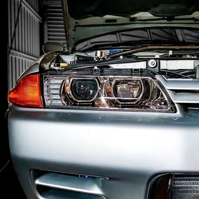 COPLUS 78 Works Dual LED Projector Headlights Fit For Nissan Skyline R32 GTR GTST RB26 1989-1994 HL-NS027LS - Machter