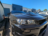 BNR34 GTR R34 OE Style Headlights Fit For Nissan Skyline R34 GTT GTR 1998-2001 HL-NS032LS - Machter