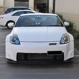 DRL LED Black Projector Headlights Fit For Nissan 350Z Z33 Fairlady Halogen Type 2003-2005 HL-NS033LS - Machter
