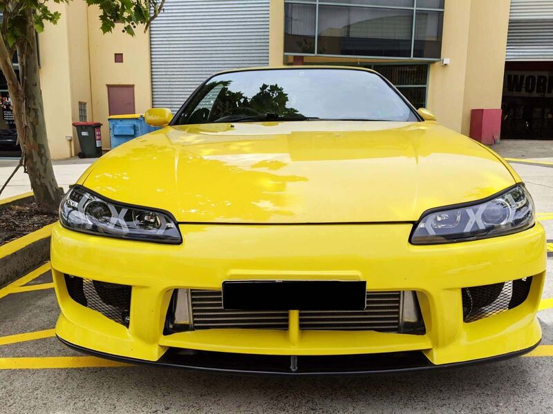Black LED 3D DRL Projector Headlights & LED Indicators Fit For Nissan S15 200sx Silvia 1999-2002 HL-NS034LS - Machter