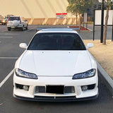 Black LED 3D DRL Projector Headlights & LED Indicators Fit For Nissan S15 200sx Silvia 1999-2002 HL-NS034LS - Machter
