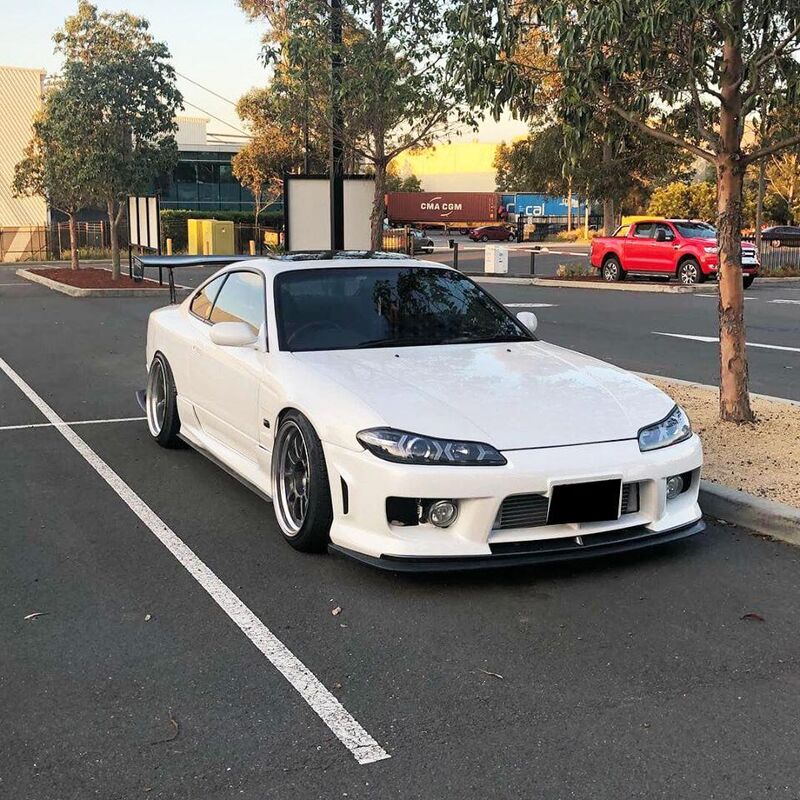 Black LED 3D DRL Projector Headlights & LED Indicators Fit For Nissan S15 200sx Silvia 1999-2002 HL-NS034LS - Machter