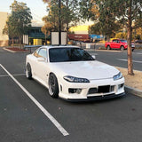Black LED 3D DRL Projector Headlights & LED Indicators Fit For Nissan S15 200sx Silvia 1999-2002 HL-NS034LS - Machter