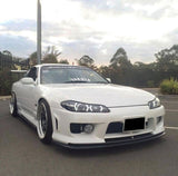 Black LED 3D DRL Projector Headlights & LED Indicators Fit For Nissan S15 200sx Silvia 1999-2002 HL-NS034LS - Machter