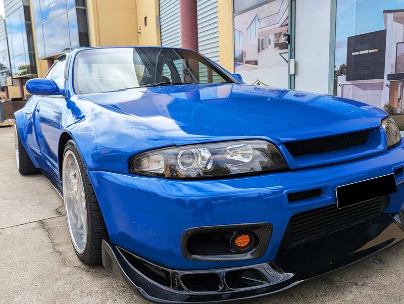 JDM Black OE Projector Headlights Fit For Nissan Skyline R33 GTR GTS25 GTS Series 1&3 HL-NS035LS - Machter