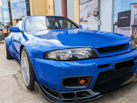JDM Black OE Projector Headlights Fit For Nissan Skyline R33 GTR GTS25 GTS Series 1&3 HL-NS035LS - Machter