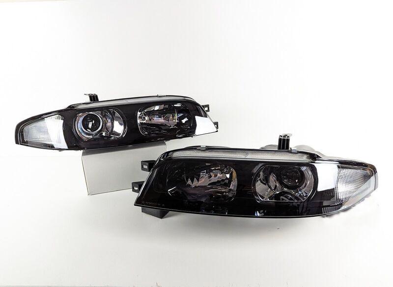 JDM Black OE Projector Headlights Fit For Nissan Skyline R33 GTR GTS25 GTS Series 1&3 HL-NS035LS - Machter