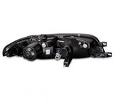 JDM Black OE Projector Headlights Fit For Nissan Skyline R33 GTR GTS25 GTS Series 1&3 HL-NS035LS - Machter