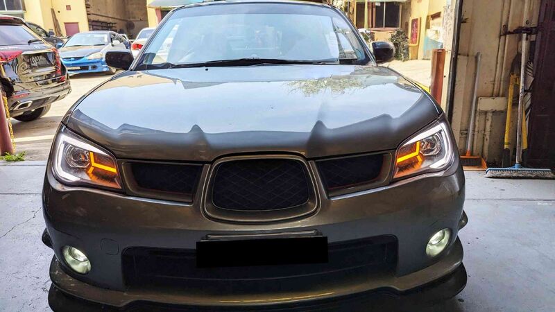 LED 3D Dynamic Blinker Projector Headlights Fit For Subaru Impreza WRX GD - Halogen Type 2005-2007 HL-SB003LS - Machter