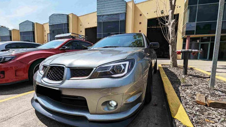 LED 3D Dynamic Blinker Projector Headlights Fit For Subaru Impreza WRX GD - Halogen Type 2005-2007 HL-SB003LS - Machter