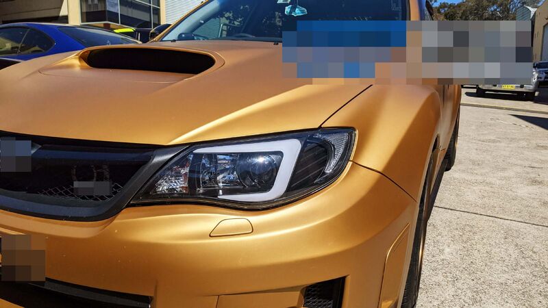 V2 LED 3D DRL Projector Sequential Headlights Fit For Subaru Impreza WRX G3 HID Type 2008-2013 HL-SB004LS - Machter