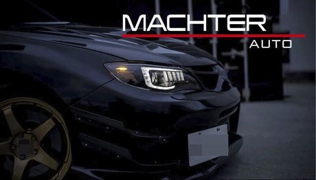 Coplus LED Projector Dynamic Headlights Fit For Subaru Impreza WRX STI G3 2008-2013 HL-SB005LS - Machter