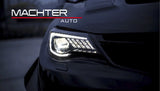 Coplus LED Projector Dynamic Headlights Fit For Subaru Impreza WRX STI G3 2008-2013 HL-SB005LS - Machter