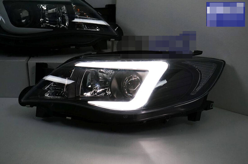 V2 LED 3D DRL Projector Sequential Headlights Fit For Subaru Impreza WRX G3 Halogen Type 2008-2013 HL-SB006LS - Machter