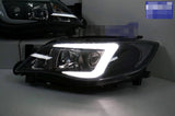 V2 LED 3D DRL Projector Sequential Headlights Fit For Subaru Impreza WRX G3 Halogen Type 2008-2013 HL-SB006LS - Machter