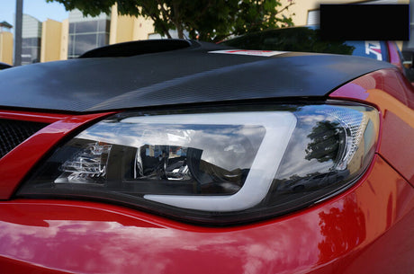 V2 LED 3D DRL Projector Sequential Headlights Fit For Subaru Impreza WRX G3 Halogen Type 2008-2013 - Machter