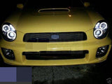 Clear LED Angel Eyes Projector Headlights Fit For Subaru Impreza WRX STI GD 2000-2002 HL-SB007LS - Machter