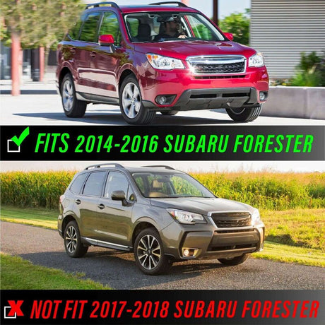 LED DRL Projector Sequential Headlights Fit For Subaru Forester S4 Factory Xenon Type 2013-2018 HL-SB009LS - Machter