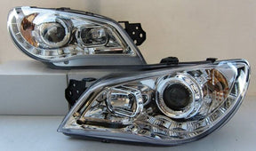Clear LED DRL Projector Headlights Fit For Subaru Impreza WRX STI RX GD 2005-2007 HL-SB013LS - Machter