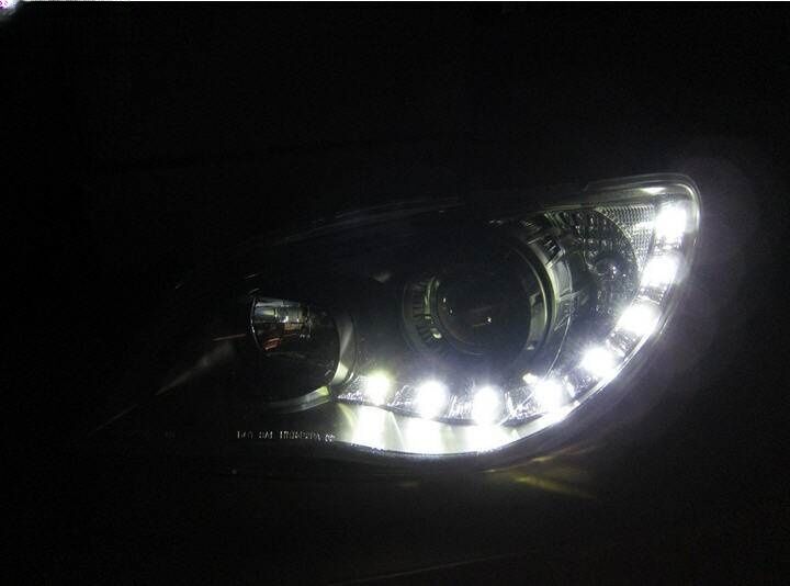 Clear LED DRL Projector Headlights Fit For Subaru Impreza WRX STI RX GD 2005-2007 HL-SB013LS - Machter