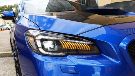 VLAND LED DRL Dynamic Signal Headlights Fit For Subaru WRX STI Levorg 2015-2017 - Machter