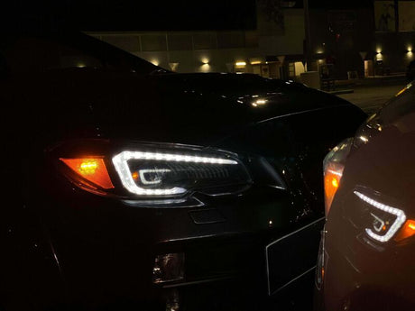 VLAND LED DRL Dynamic Signal Headlights Fit For Subaru WRX STI Levorg 2015-2017 - Machter