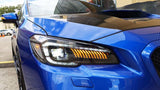 VLAND LED DRL Dynamic Signal Headlights Fit For Subaru WRX STI Levorg 2015-2017 HL-SB014LS - Machter
