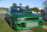 Black Angel Eye LED Projector Headlights Fit For Subaru Impreza WRX STI GC8 1992-2000 HL-SB016LS - Machter