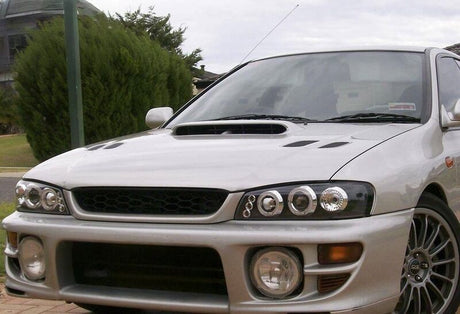 Black Angel Eye LED Projector Headlights Fit For Subaru Impreza WRX STI GC8 1992-2000 HL-SB016LS - Machter