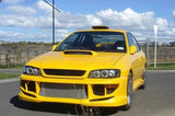 Black Angel Eye LED Projector Headlights Fit For Subaru Impreza WRX STI GC8 1992-2000 HL-SB016LS - Machter
