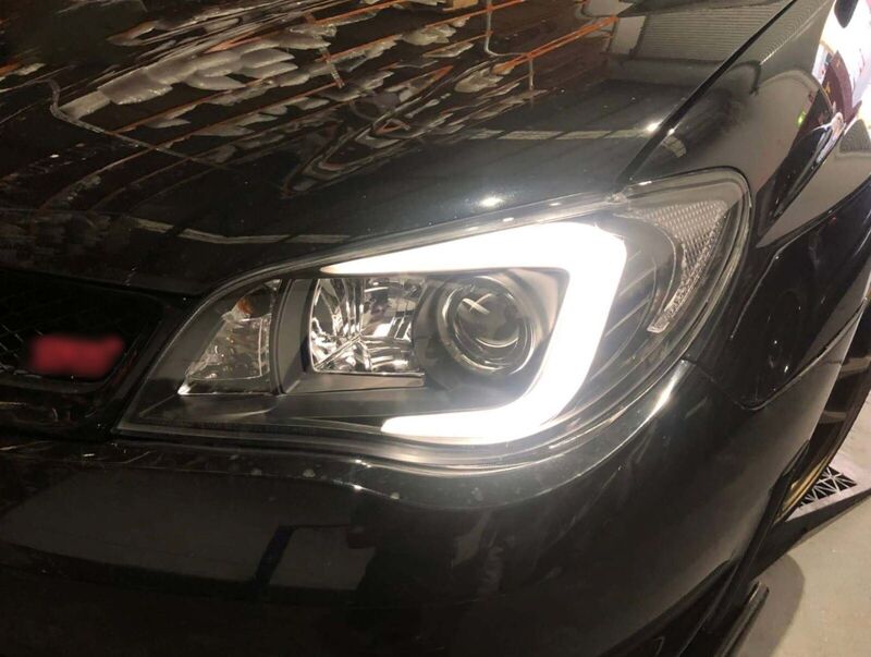 LED 3D Stripe DRL Projector Headlights Fit For Subaru Impreza WRX GD HID TYPE 2005-2007 HL-SB019LS - Machter