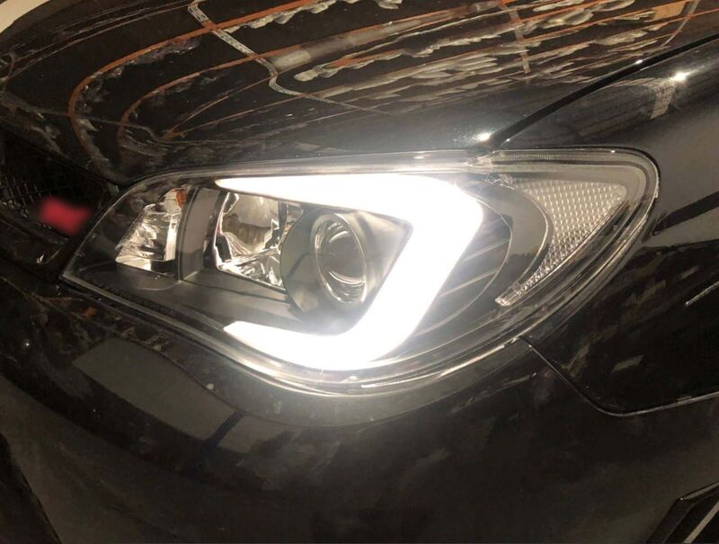 LED 3D Stripe DRL Projector Headlights Fit For Subaru Impreza WRX GD HID TYPE 2005-2007 HL-SB019LS - Machter