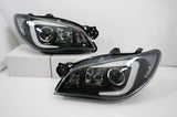 LED 3D Stripe DRL Projector Headlights Fit For Subaru Impreza WRX GD HID TYPE 2005-2007 HL-SB019LS - Machter