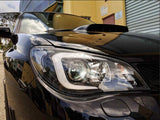 LED 3D Stripe DRL Projector Headlights Fit For Subaru Impreza WRX GD HID TYPE 2005-2007 HL-SB019LS - Machter