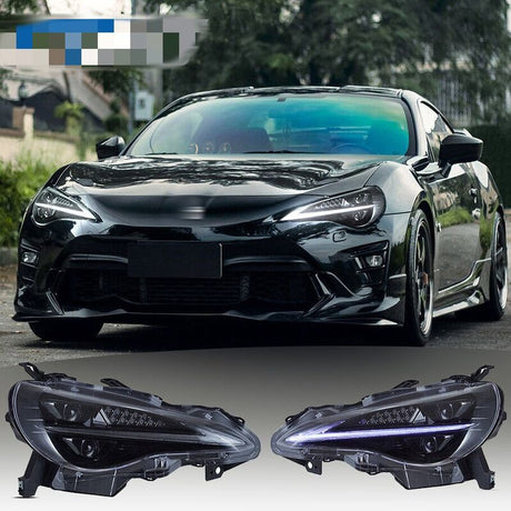 3D Full LED Headlights W/Animation Fit For Subaru BRZ Toyota 86 2012-2020 - Machter