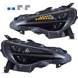 3D Full LED Headlights W/Animation Fit For Subaru BRZ Toyota 86 2012-2020 HL-SB021LS - Machter