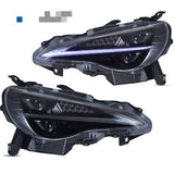 3D Full LED Headlights W/Animation Fit For Subaru BRZ Toyota 86 2012-2020 HL-SB021LS - Machter