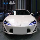 3D Full LED Headlights W/Animation Fit For Subaru BRZ Toyota 86 2012-2020 HL-SB021LS - Machter
