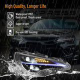 3D Full LED Headlights W/Animation Fit For Subaru BRZ Toyota 86 2012-2020 HL-SB021LS - Machter