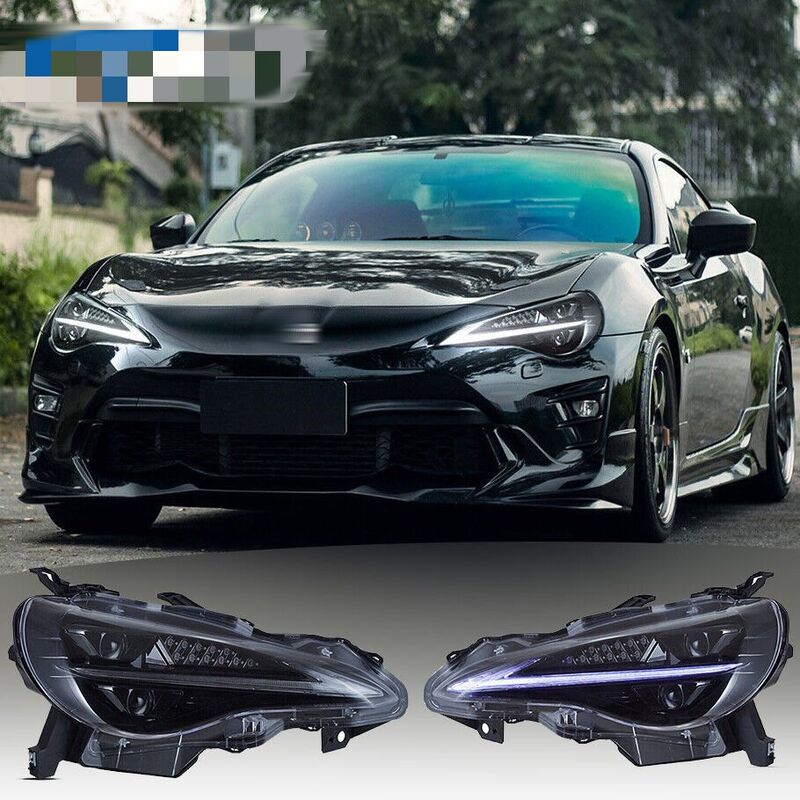 3D Full LED Headlights W/Animation Fit For Subaru BRZ Toyota 86 2012-2020 HL-SB021LS - Machter