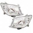 HeadLight LH + RH Fit For Toyota Hilux SR SR5 4WD 2WD UTE 2005-2012 HL-TA003 - Machter