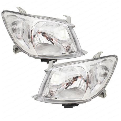 HeadLight LH + RH Fit For Toyota Hilux SR SR5 4WD 2WD UTE 2005-2012 HL-TA003 - Machter