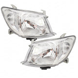 HeadLight LH + RH Fit For Toyota Hilux SR SR5 4WD 2WD UTE 2005-2012 HL-TA003 - Machter
